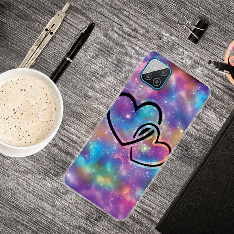 Etui Samsung Galaxy A12 Przykuty Serca Etui Ochronne