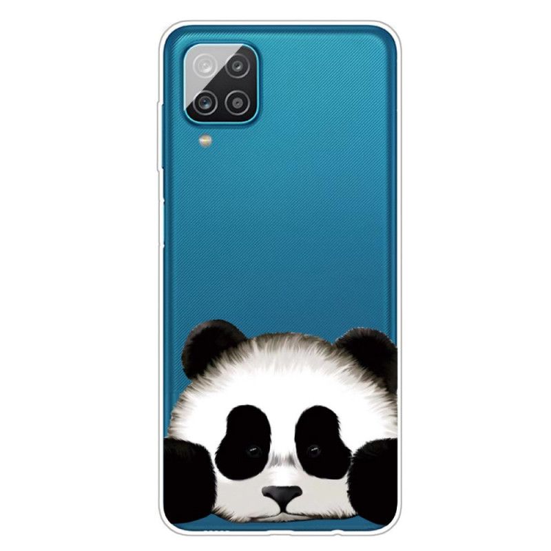 Futerały Samsung Galaxy A12 Etui na Telefon Przezroczysta Panda
