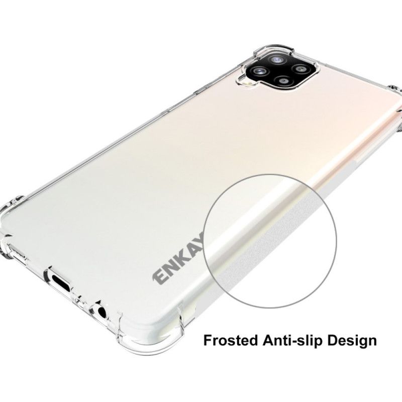 Futerały Samsung Galaxy A12 Etui na Telefon Przezroczysty Enkay