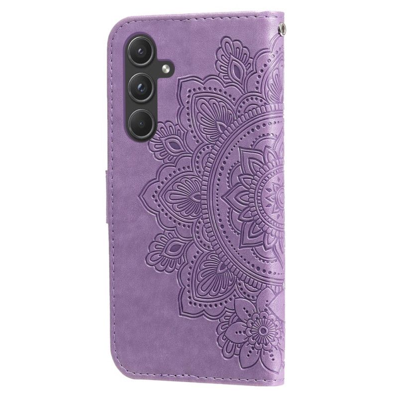 Etui Folio Samsung Galaxy A55 5g Mandala Kwiatowa Z Paskiem
