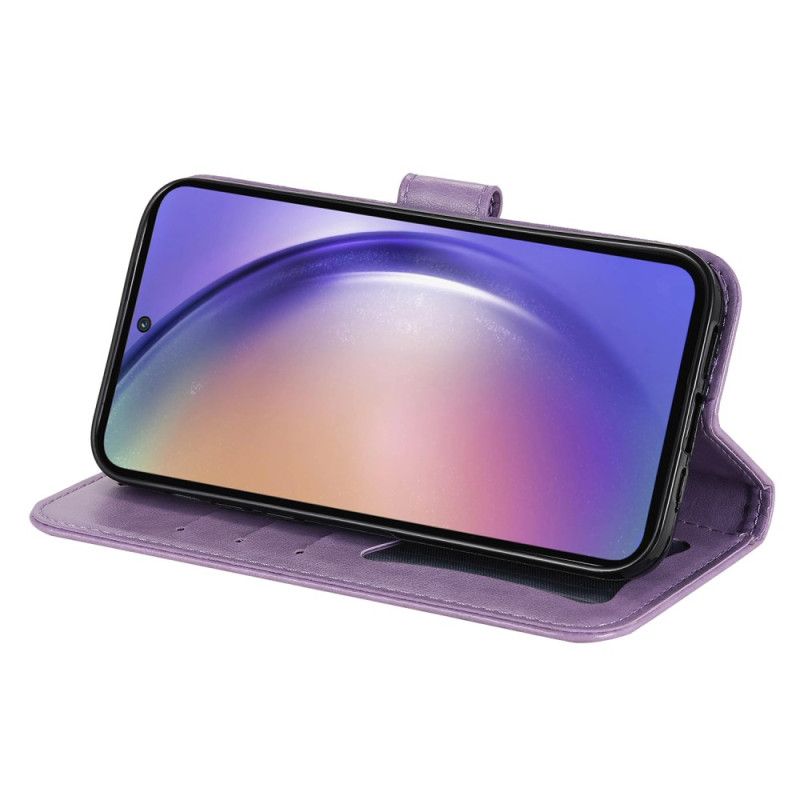 Etui Folio Samsung Galaxy A55 5g Mandala Kwiatowa Z Paskiem
