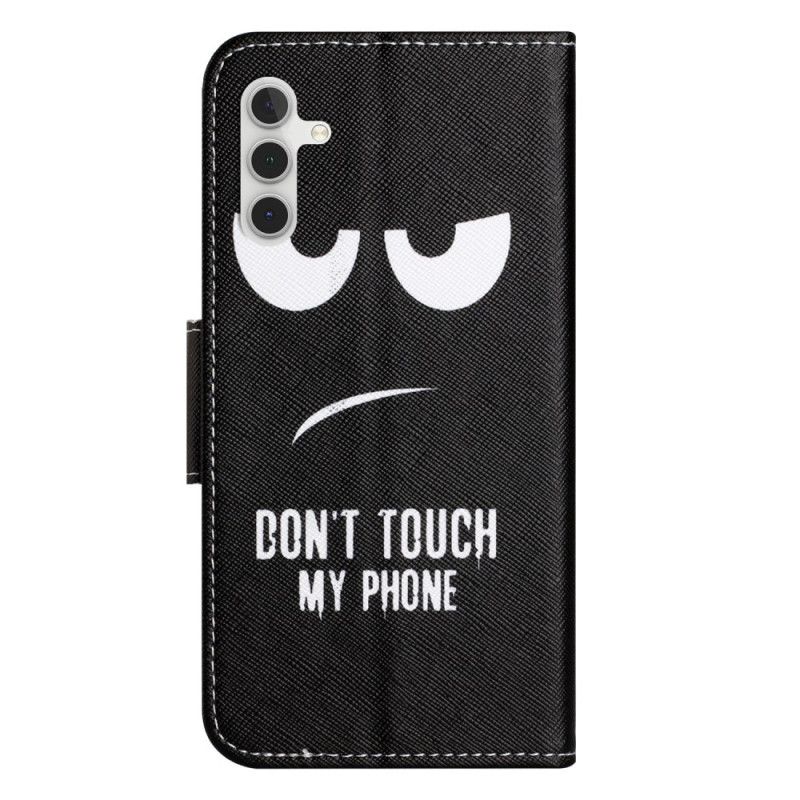Etui Folio Samsung Galaxy A55 5g Nie Dotykaj Mojego Telefonu Etui Ochronne