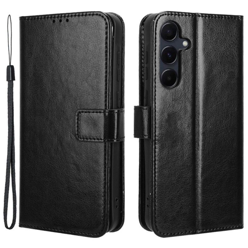 Etui Folio Samsung Galaxy A55 5g Sztuczna Skóra Z Paskiem