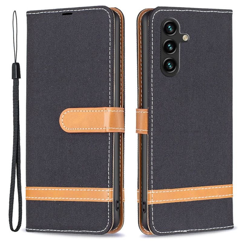 Etui Folio Samsung Galaxy A55 5g Tkanina Etui Ochronne