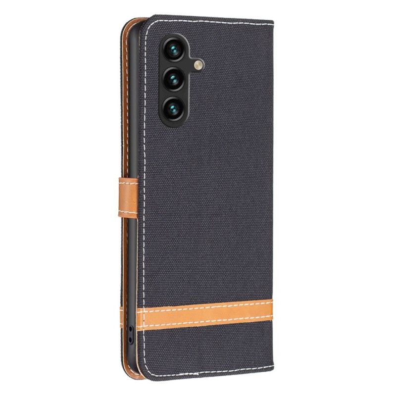 Etui Folio Samsung Galaxy A55 5g Tkanina Etui Ochronne