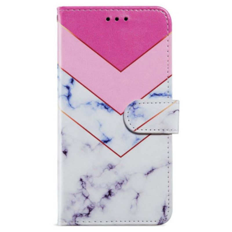 Etui Folio Samsung Galaxy A55 5g Wędzony Marmur W Lnaière Etui Ochronne