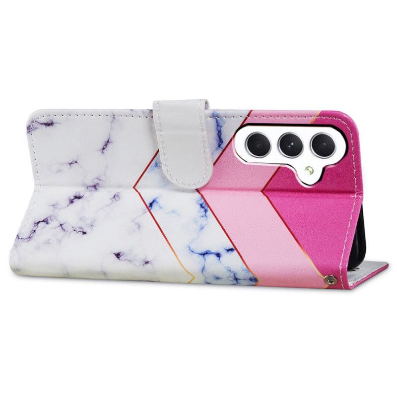 Etui Folio Samsung Galaxy A55 5g Wędzony Marmur W Lnaière Etui Ochronne