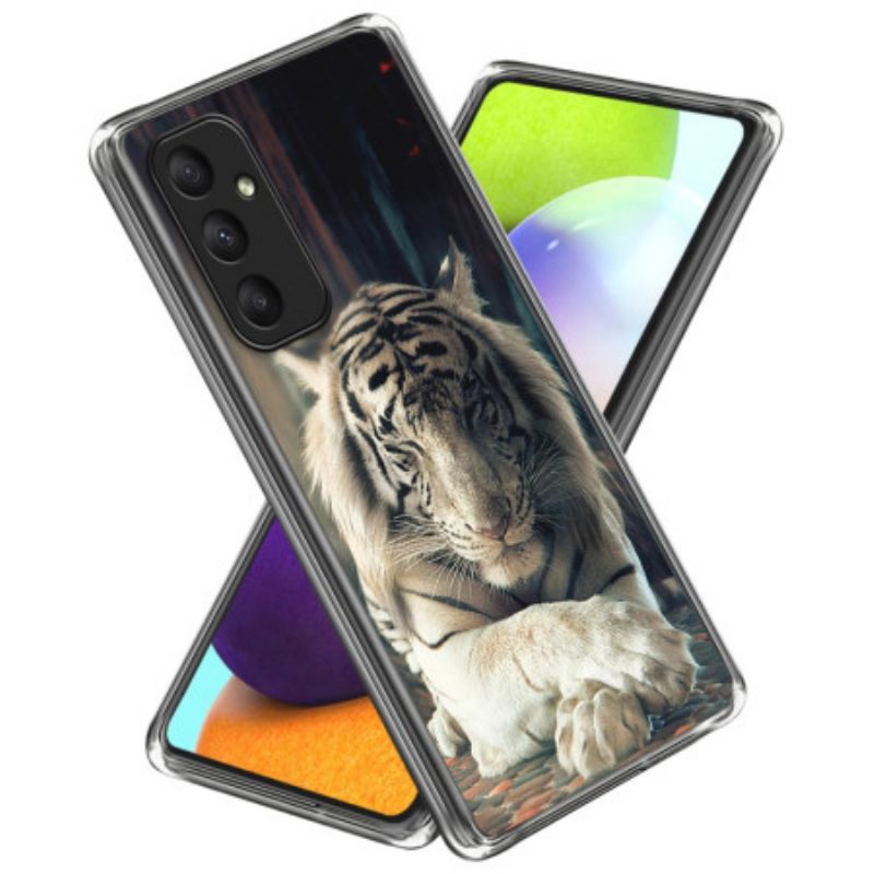 Etui Samsung Galaxy A55 5g Biały Tygrys