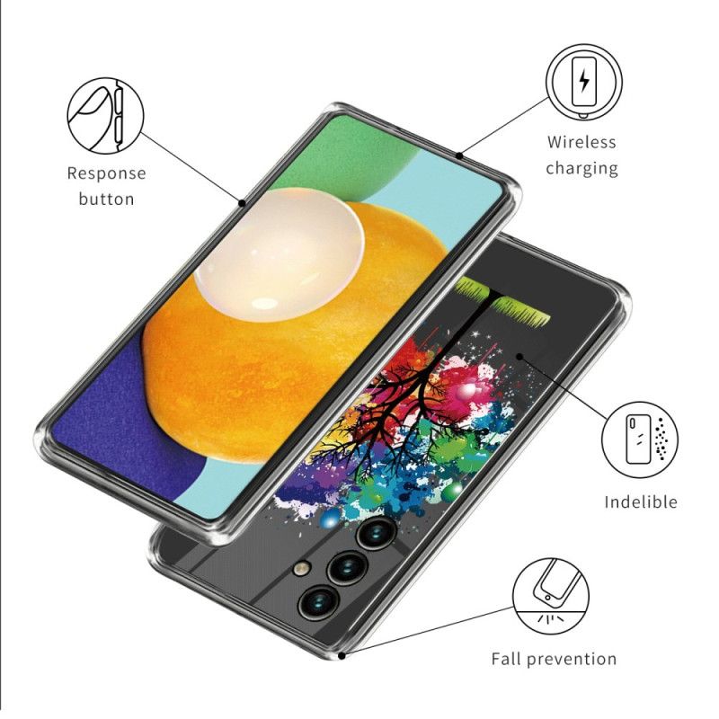 Etui Samsung Galaxy A55 5g Kolorowe Drzewo