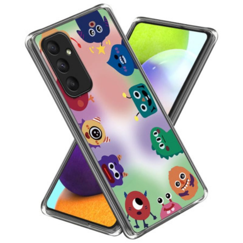 Etui Samsung Galaxy A55 5g Kreskówkowe Potwory