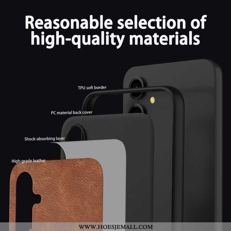 Futerały Samsung Galaxy A55 5g Etui Na Telefon Efekt Skóry W Stylu Retro