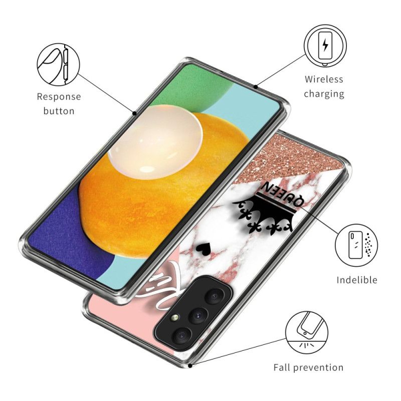 Futerały Samsung Galaxy A55 5g Etui Na Telefon Korona Marmurowa