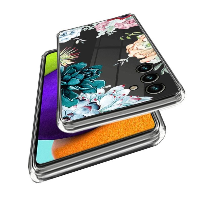 Futerały Samsung Galaxy A55 5g Etui Na Telefon Kwiatowy