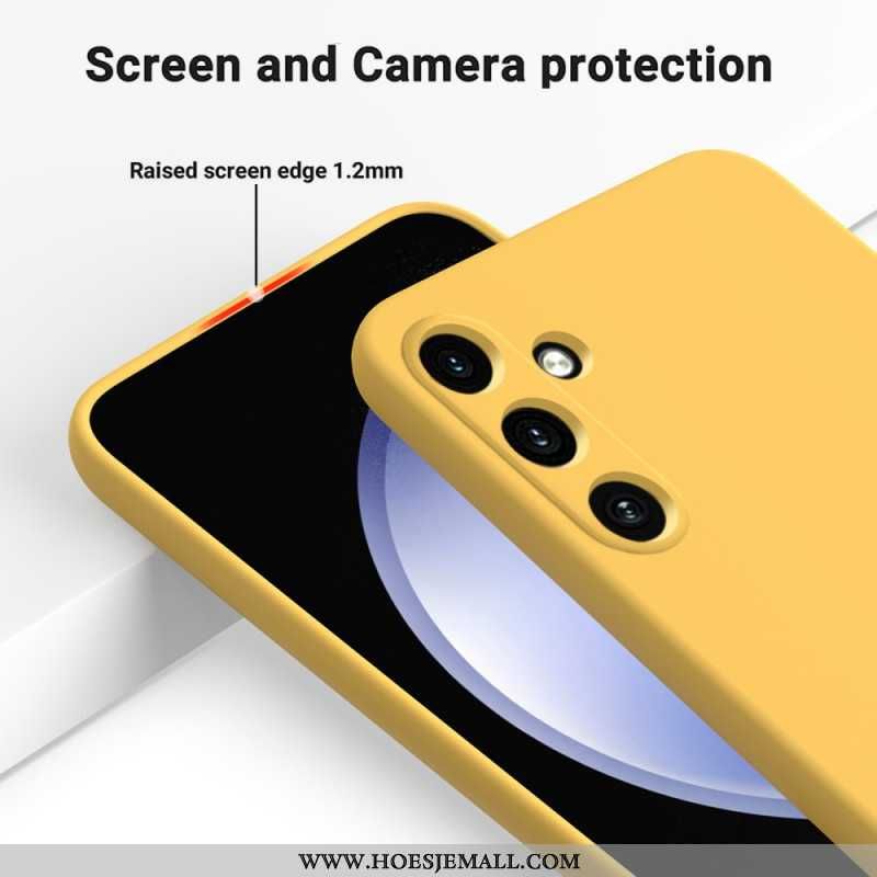 Futerały Samsung Galaxy A55 5g Etui Na Telefon Pasek Z Płynnego Silikonu