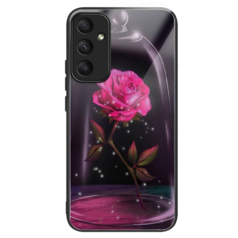 Futerały Samsung Galaxy A55 5g Etui Na Telefon Różowe Szkło Hartowane