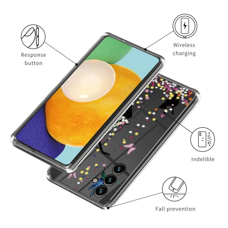 Futerały Samsung Galaxy A55 5g Etui Na Telefon Z Nadrukiem - Kwietna Wróżka