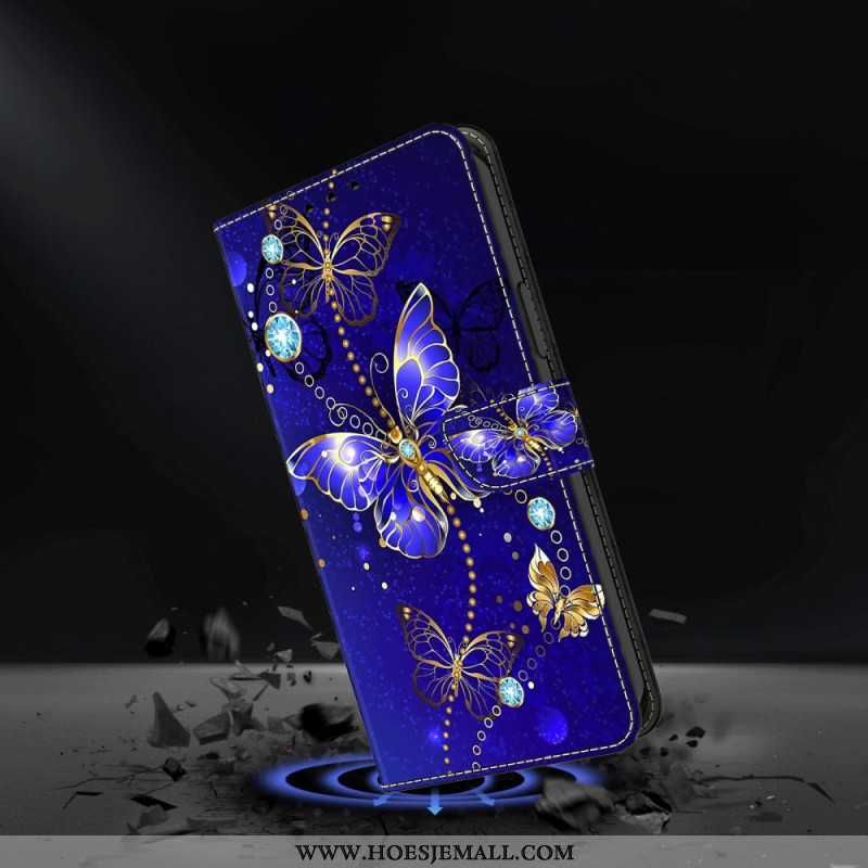 Obudowa Samsung Galaxy A55 5g Etui Na Telefon Diamentowe Motyle