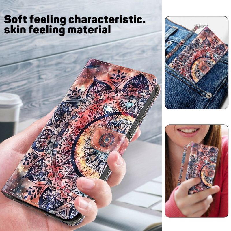 Pokrowce Samsung Galaxy A55 5g Kolorowa Mandala Z Paskiem
