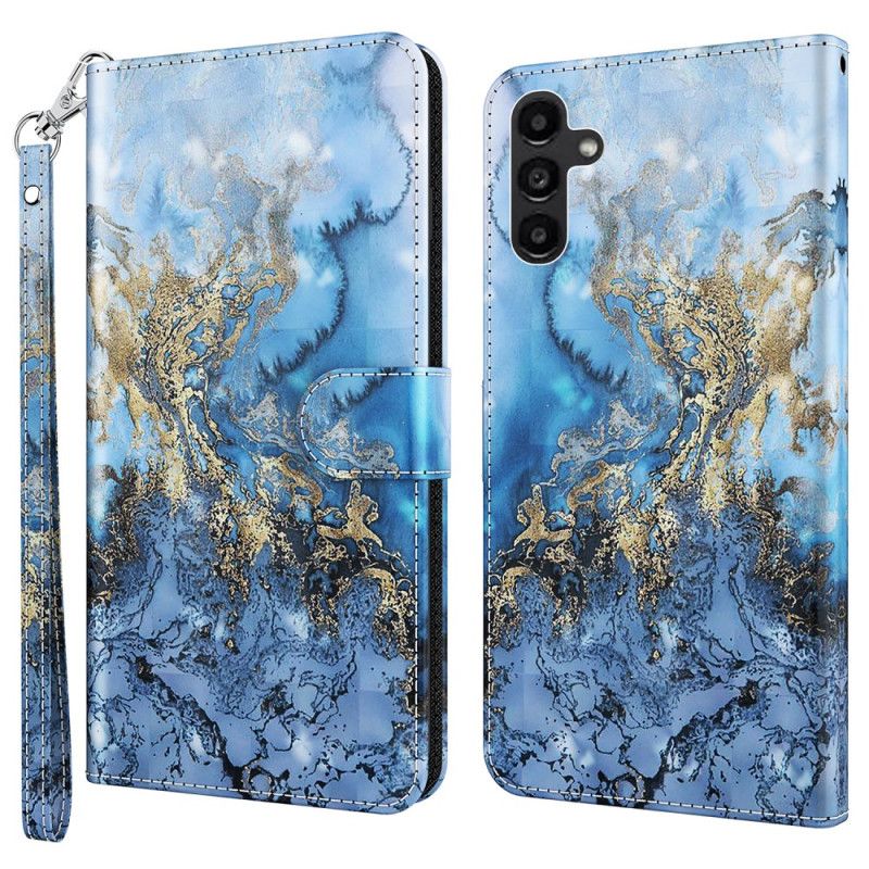 Skórzany Futerał Samsung Galaxy A55 5g Etui Na Telefon Dolina Bauhinia W Lanière