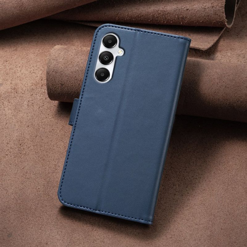 Skórzany Futerał Samsung Galaxy A55 5g Etui Na Telefon Koniczyny