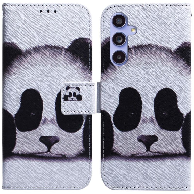 Skórzany Futerał Samsung Galaxy A55 5g Etui Na Telefon Panda