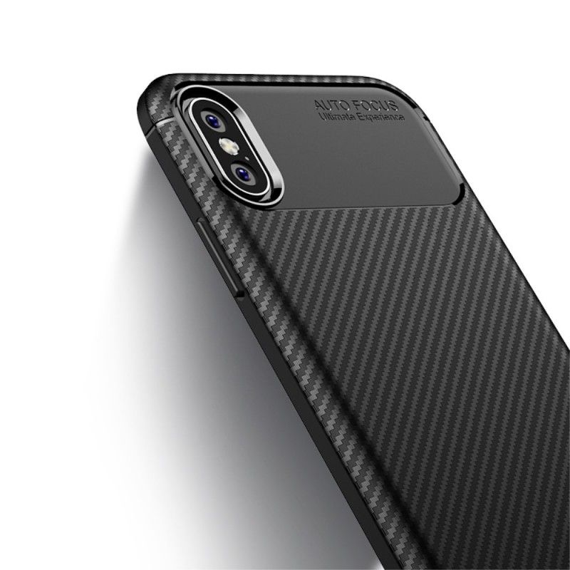 Etui iPhone XS Granatowy Czarny Antypoślizgowa Hybryda Ipaky Etui Ochronne