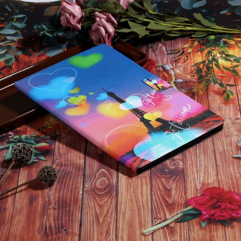 Etui Folio Samsung Galaxy Tab A 10.1 (2019) Paryż Kocham Cię