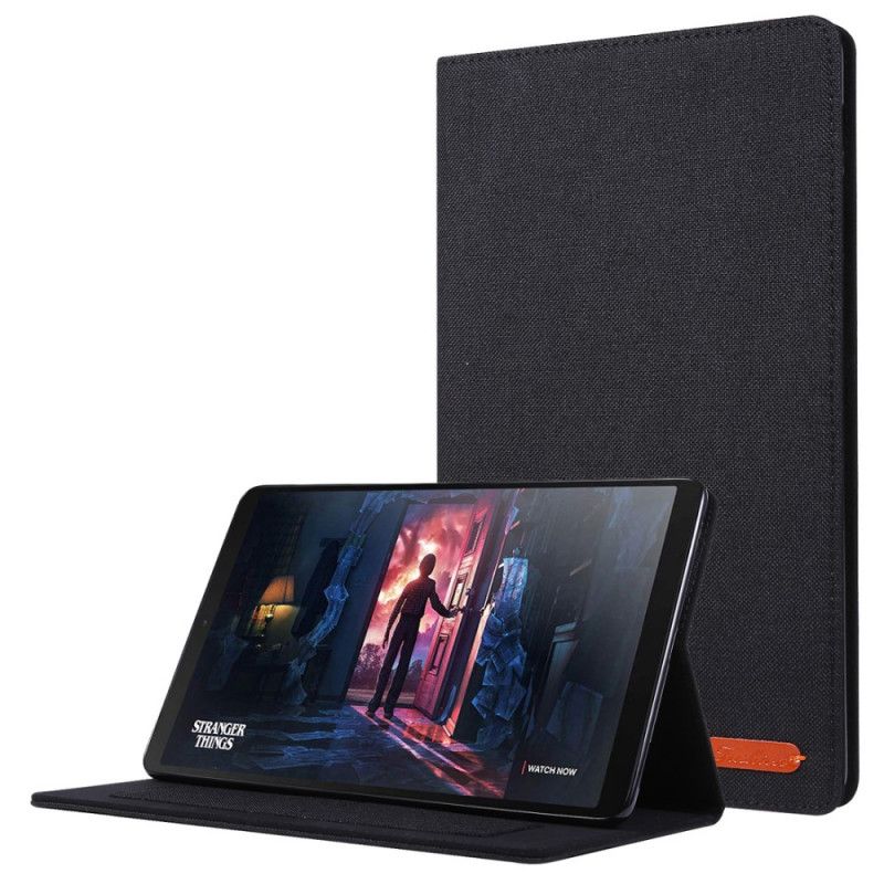 Etui Samsung Galaxy Tab A 10.1 (2019) Szary Czarny Tkanina Etui Ochronne