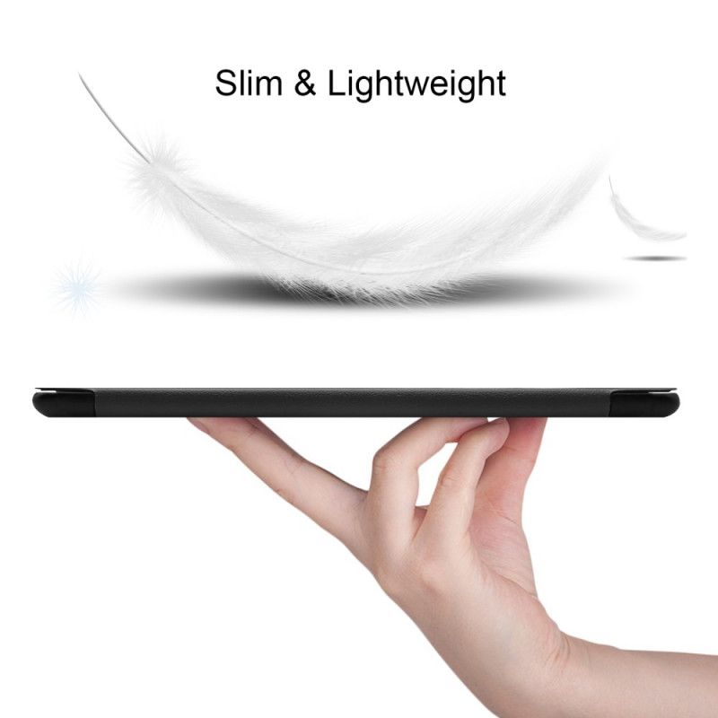 Inteligentna Obudowa Samsung Galaxy Tab A 10.1 (2019) Biały Czarny Enkay