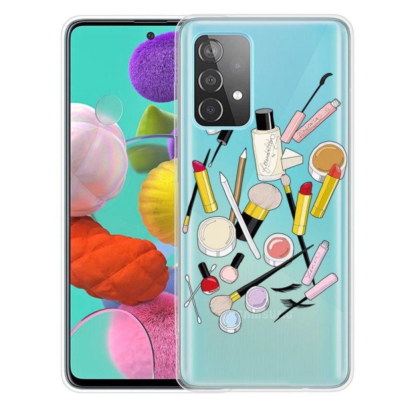 Etui Samsung Galaxy A52 4G / A52 5G Makijaż Górny Etui Ochronne