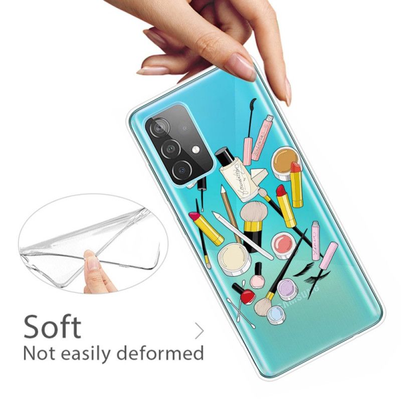 Etui Samsung Galaxy A52 4G / A52 5G Makijaż Górny Etui Ochronne