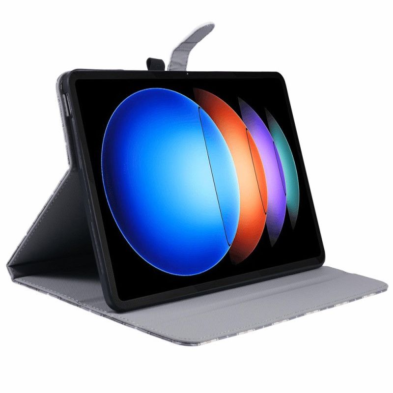 Etui Folio Do Xiaomi Pad 6s Pro Siatka Z Wzorem