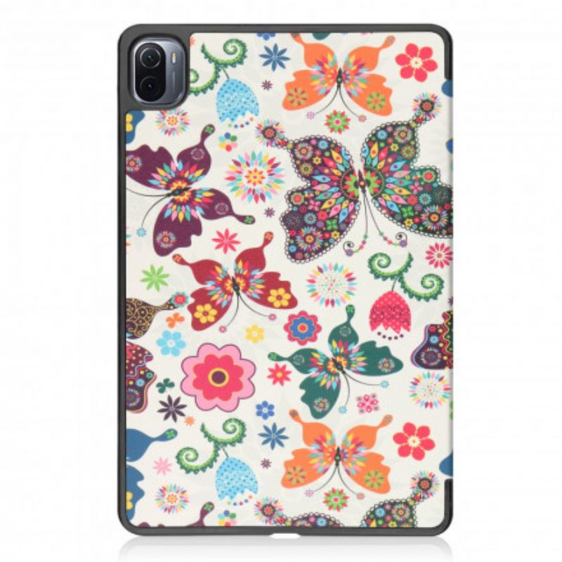 Inteligentny Futerał Xiaomi Pad 5 Vintage Flower Pen Holder