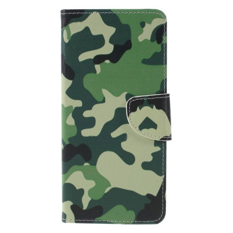 Etui Folio Samsung Galaxy J6 Plus Kamuflaż Wojskowy