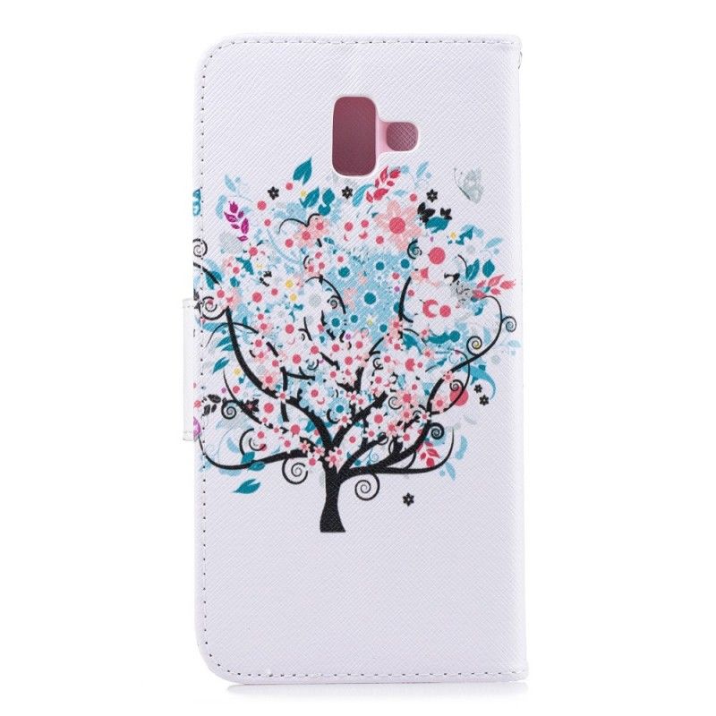 Etui Folio Samsung Galaxy J6 Plus Kwitnące Drzewo