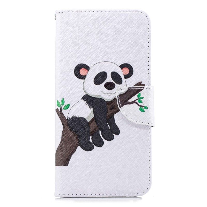 Etui Folio Samsung Galaxy J6 Plus Leniwa Panda Etui Ochronne