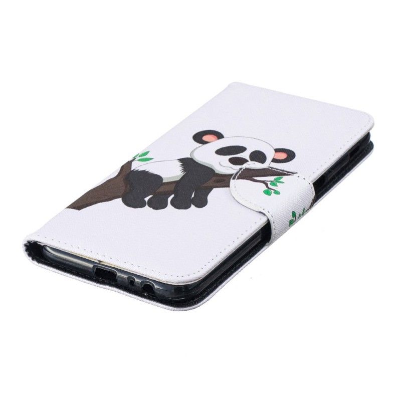 Etui Folio Samsung Galaxy J6 Plus Leniwa Panda Etui Ochronne