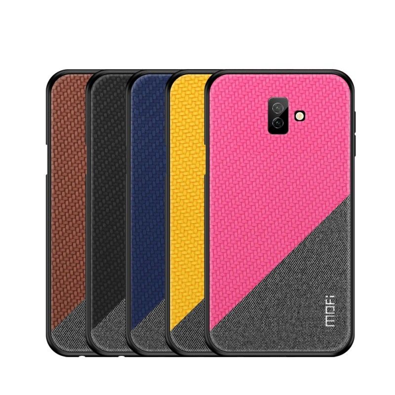 Etui Samsung Galaxy J6 Plus Magenta Czarny Seria Mofi Honor