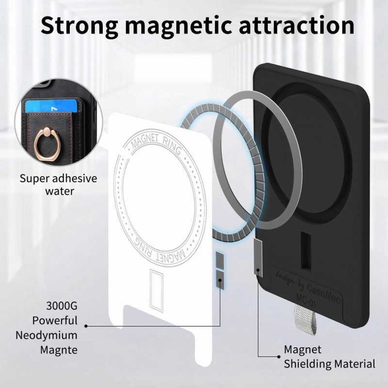 Etui Do Xiaomi Redmi Note 13 5g Odłączany Uchwyt Na Kartę I Pierścień