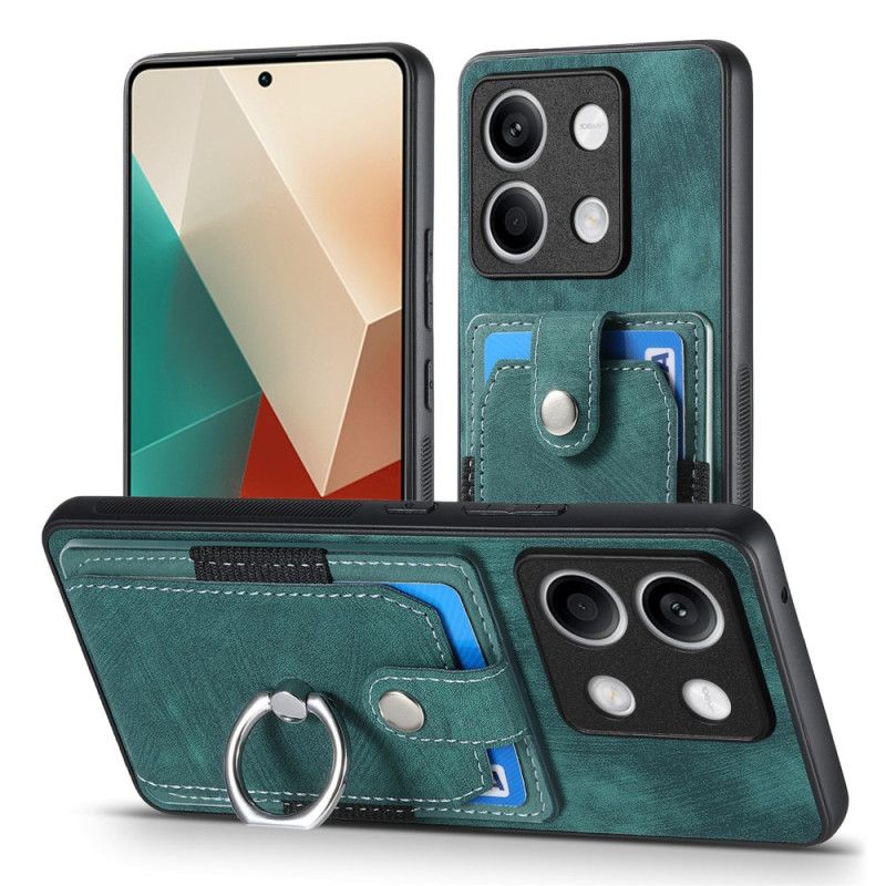 Etui Xiaomi Redmi Note 13 5g Uchwyt Na Kartę I Obrotowy Pierścień Etui Ochronne