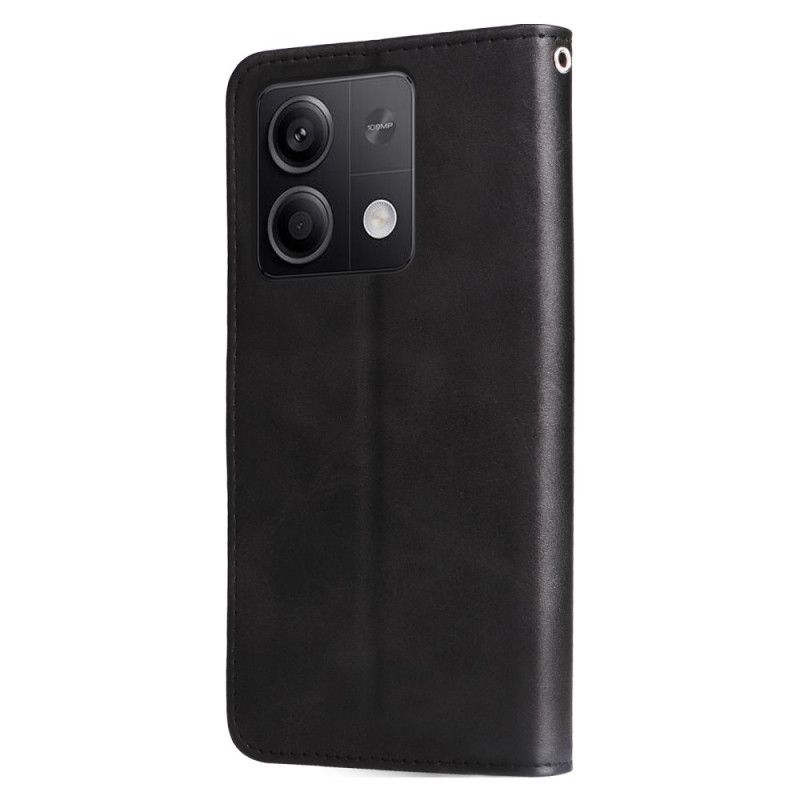 Skórzany Futerał Xiaomi Redmi Note 13 5g Etui Na Telefon Portmonetka Na Monety