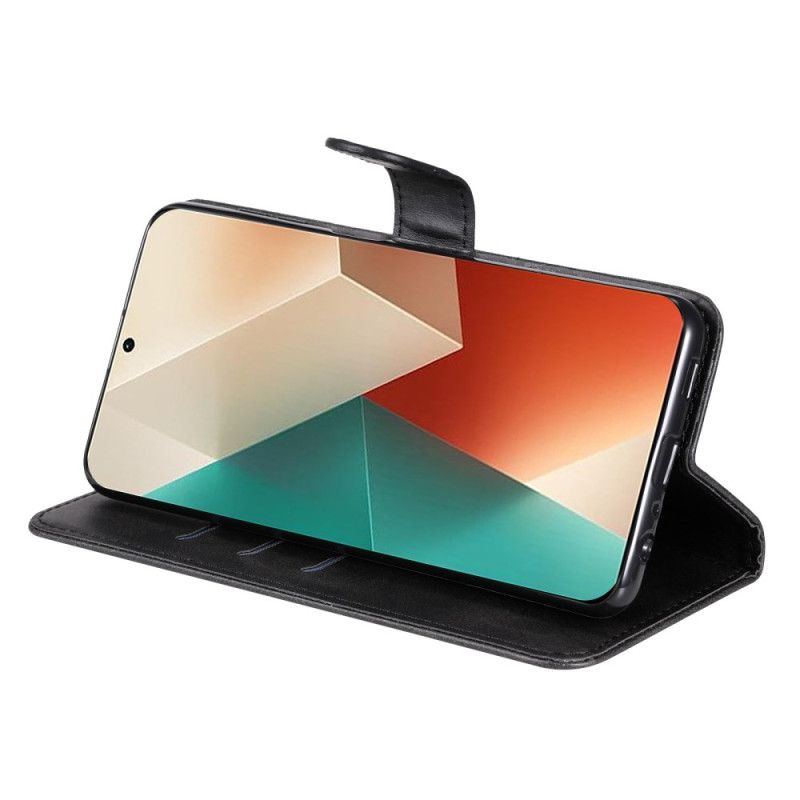 Skórzany Futerał Xiaomi Redmi Note 13 5g Etui Na Telefon Portmonetka Na Monety