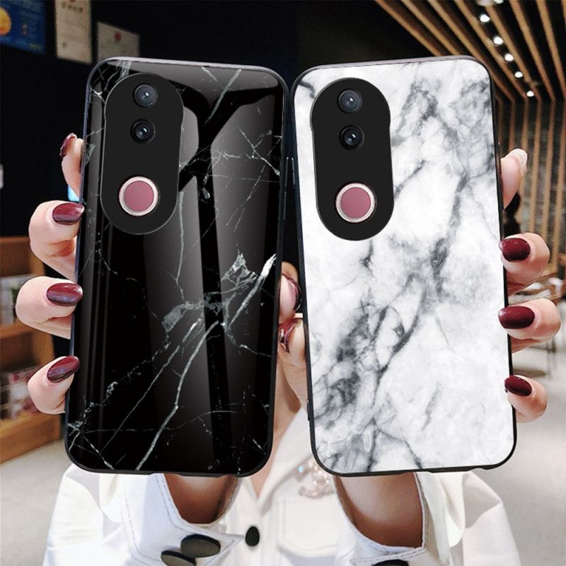 Etui Do Vivo V50 5g Marmurowe Szkło Hartowane