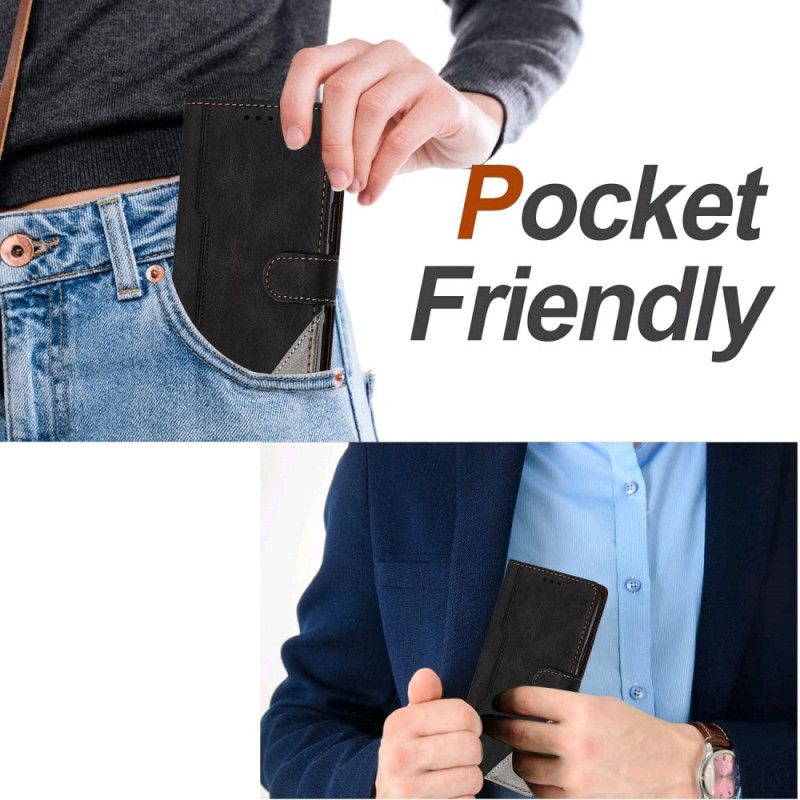 Etui Folio Vivo V50 5g Dwukolorowy Wzór Etui Ochronne