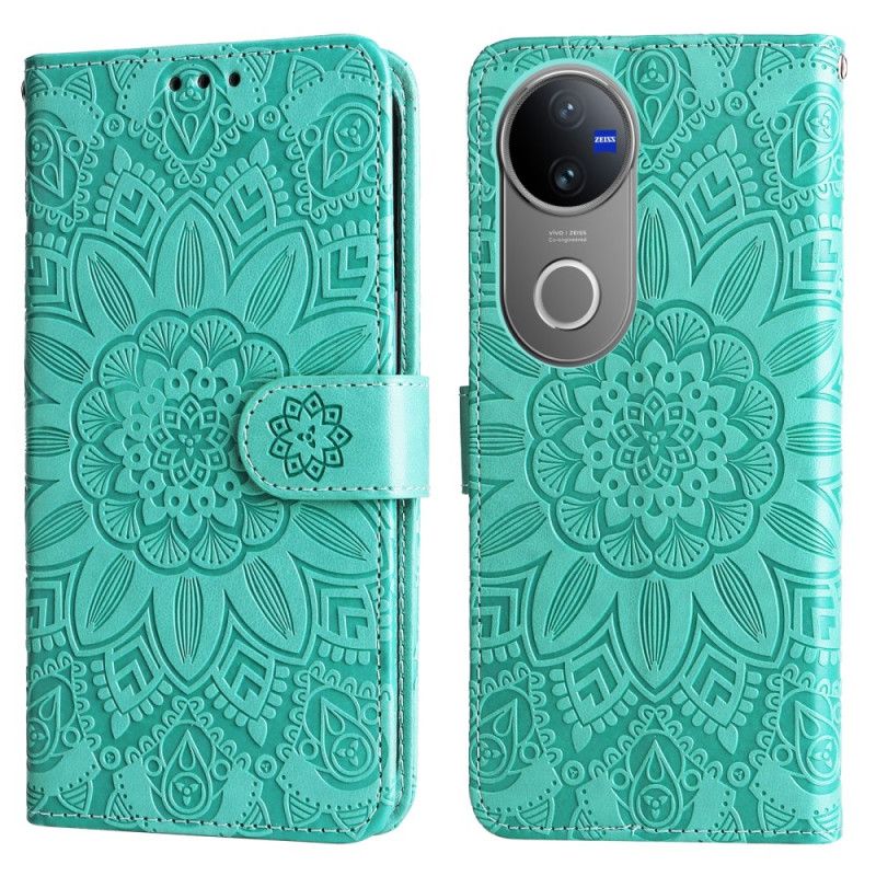 Etui Folio Vivo V50 5g Mandala Etui Ochronne