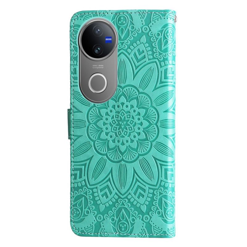 Etui Folio Vivo V50 5g Mandala Etui Ochronne