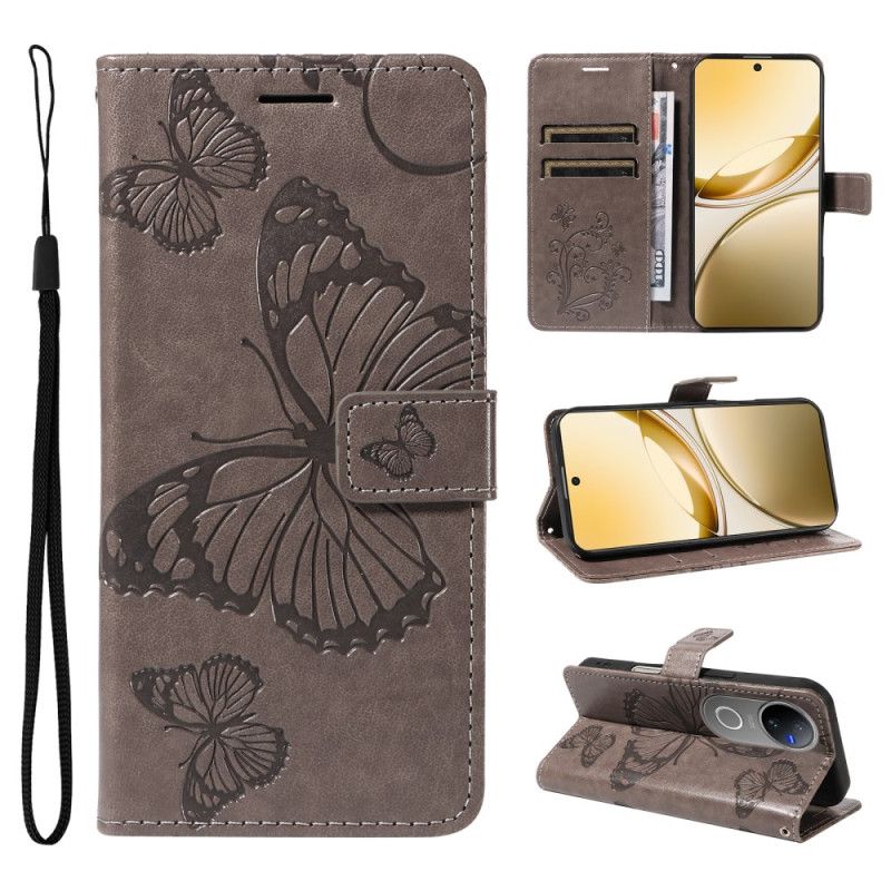 Etui Folio Vivo V50 5g Olbrzymie Motyle Etui Ochronne