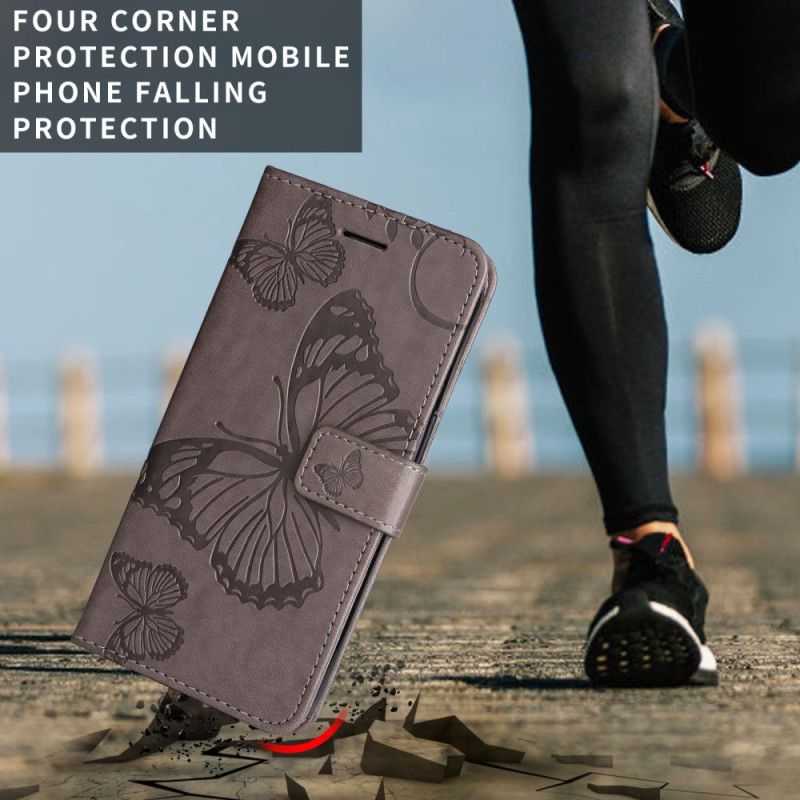 Etui Folio Vivo V50 5g Olbrzymie Motyle Etui Ochronne