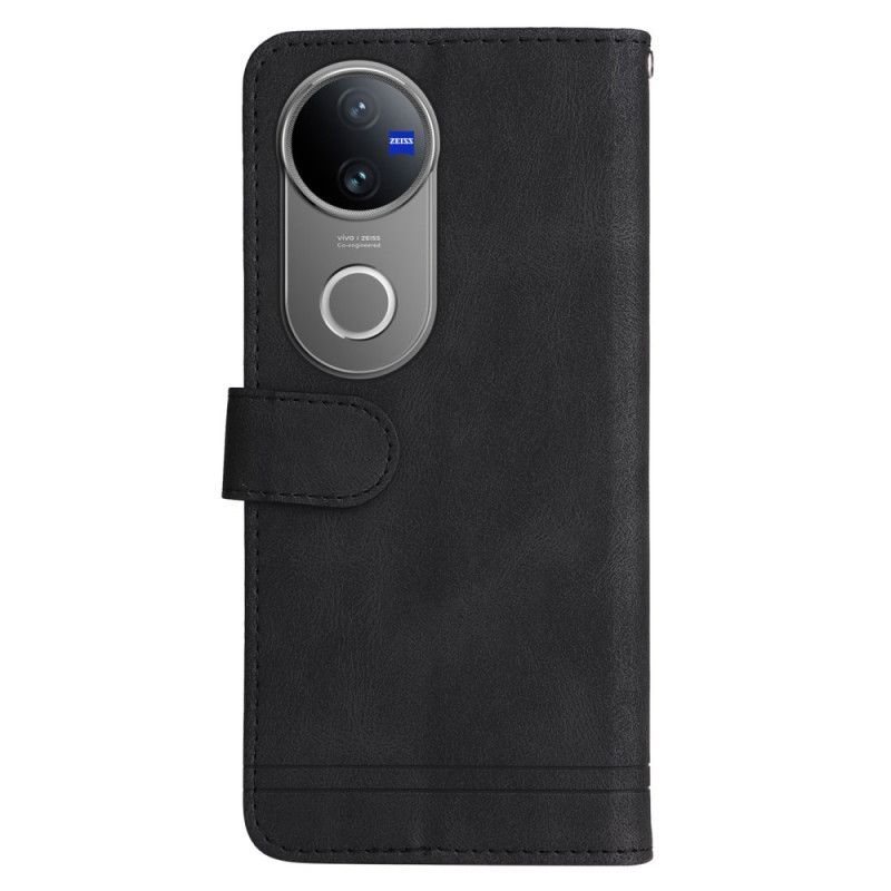 Etui Folio Vivo V50 5g Ozdobny Nit Etui Ochronne