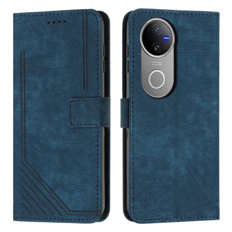 Etui Folio Vivo V50 5g Styl Retro